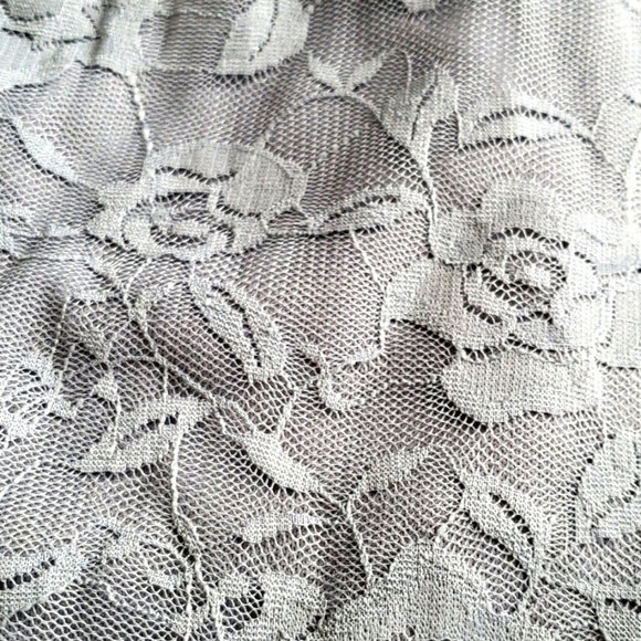 Dressystar Lace  Bridesmaid Dresses w/Sheer Neckline 3/4 sleeves in B-Grey 3XL - Picture 9 of 11